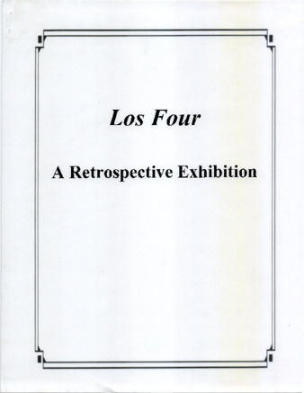 Organizational Program for "Los Four: A Retrospective Exhibition" thumbnail