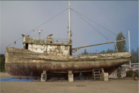 The Western Flyer after recovery and move to Port Townsend, WA. April 2015 thumbnail