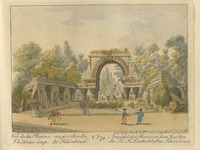 View of the ruins in the garden of Schönbrunn Palace thumbnail