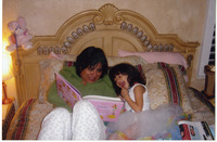 Michele Serros with niece thumbnail