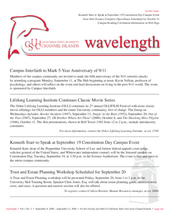 CSUCI Wavelength 2006_09_08-21 thumbnail