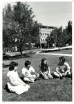 [Students on Sequoia lawn] thumbnail