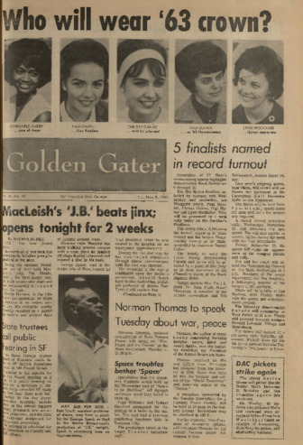 The Daily Gater 8 November 1963 thumbnail