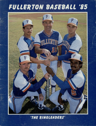 1985 Baseball Program thumbnail