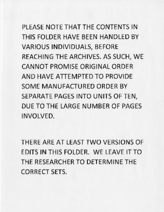 Rough draft with edits of Honey Blonde Chica by Michele Serros thumbnail