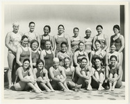 [Women's swimming team portrait] thumbnail