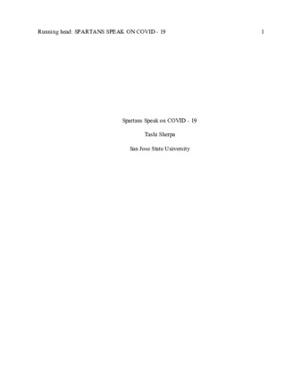 Tashi Sherpa COVID-19 Narrative thumbnail