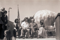 [President Robert E. Kennedy on stage with Poly Princess] thumbnail