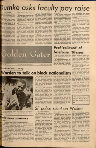 Golden Gater 21 November 1962 thumbnail