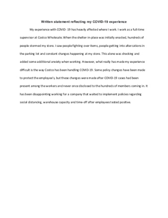 Journal Entry of Essential Worker David Reynoso Moreno thumbnail