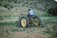 Tractor plowing and irrigation ditch 020 thumbnail