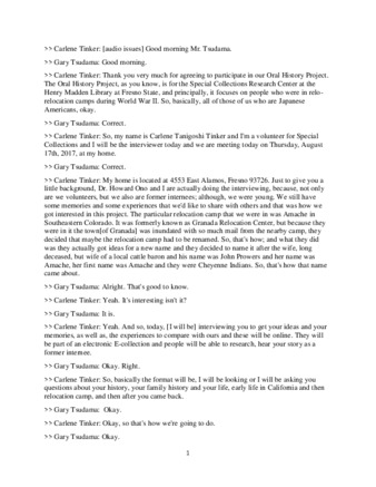 Gary Tsudama interview thumbnail