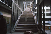 [Interior Construction of staircase in Kennedy Library] thumbnail