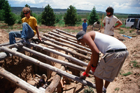 Gallegos farm, Root cellar construction 010 thumbnail