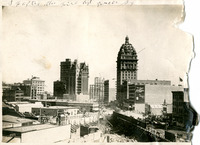 View of damage to Market Street buildings thumbnail