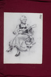 Woman in Costume with Mandolin thumbnail