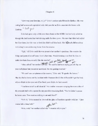 A rough draft of certain chapters of Scandalosa by Michele Serros thumbnail