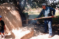 Montoya farm, Community horno baking 044 thumbnail