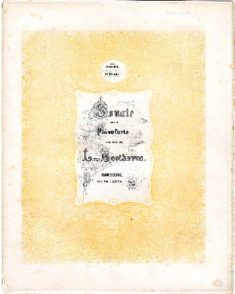 Sonate pour le pianoforte : oeuv. 109 ... composée par L. van Beethoven thumbnail