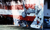 Chicano/a Political Mural Depicting Mickey Mouse thumbnail