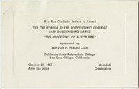 1956 Homecoming Dance [invitation] thumbnail