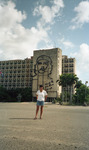 Michele Serros visiting Plaza de la Revolución in Havana, Cuba thumbnail