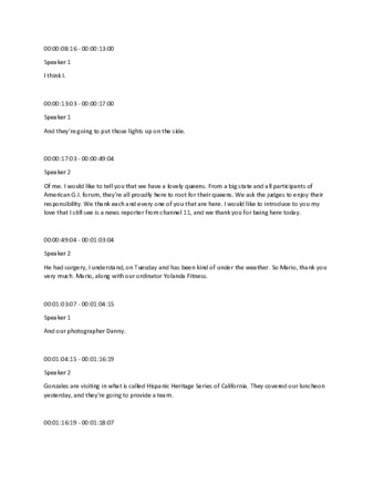 American GI Forum 1986 - National Queen Coronation thumbnail