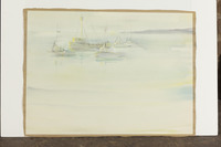Boats In Pale Sea thumbnail