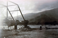 Willard Bridge in Santa Paula, CA after the St. Francis Dam Flood thumbnail