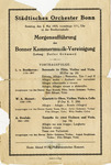 City Orchestra of Bonn, May 3, 1925, in the Beethovenhalle thumbnail