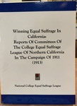 Winning Equal Suffrage in California Book thumbnail