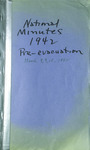 National Minutes 1942 Pre-evacuation thumbnail