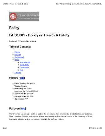 FA.30.001 - Policy on Health and Safety WITHDRAWN thumbnail