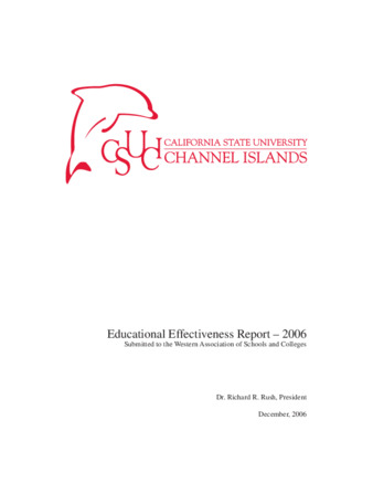 Educational Effectiveness Report - 2006 thumbnail