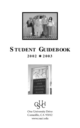 Student Guidebook 2002-2003 thumbnail