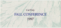 Fall Conference, 1997 thumbnail