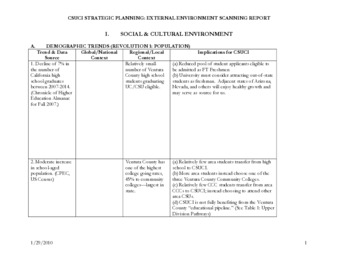 California State University Channel Islands Strategic Plan: External Environment Scanning Report thumbnail