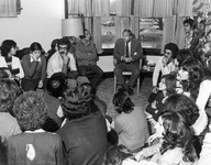 John Bunzel in front of students. thumbnail