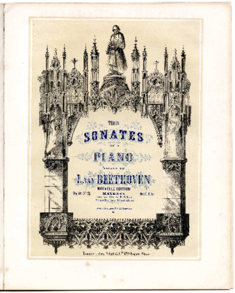 Trois sonates pour le piano : op. 10, no. 3 composées par L. van Beethoven. thumbnail