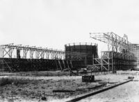 Early construction of Panama Canal exhibit thumbnail