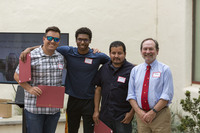 Students with Provost Dr. Geoff Chase at 2017 SURF Program Reception thumbnail