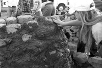 Gallegos farm, Horno construction 076 thumbnail
