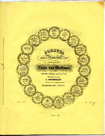 Sonate pastorale pour le pianoforte par Louis van Beethoven. Oeuv. 28 ...; Soigneusement revue & corrigée ; metronomisée par J. Moscheles thumbnail