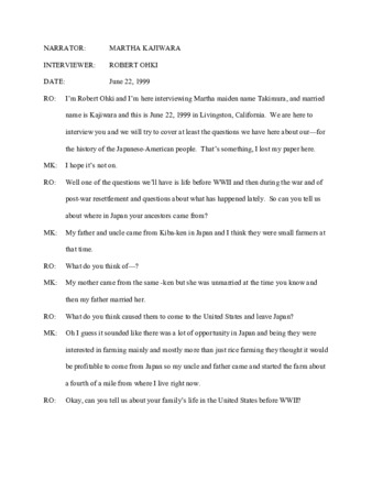 Martha Kajiwara interview thumbnail