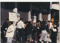 [Students in front of El Corral Bookstore] thumbnail