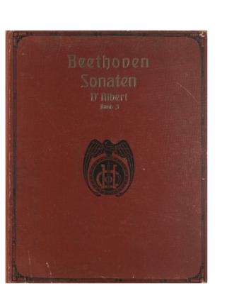 Piano Sonatas. Leipzig: Otto Forberg (ed. d'Albert) [Newman 78] thumbnail
