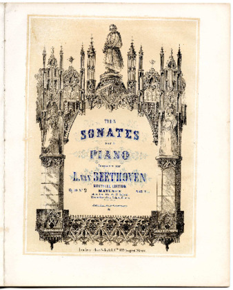 Trois sonates pour le piano : op. 10, no. 2 composées par L. van Beethoven. thumbnail