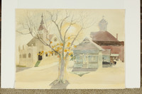 Downtown Houses And Churches thumbnail