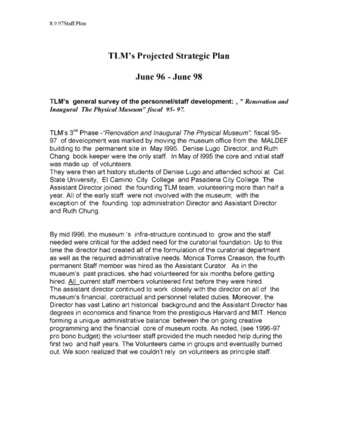 8.9.97 TLM's Projected Strategic Plan thumbnail