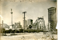 Ruins of Union Square, San Francisco, Calif. thumbnail